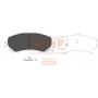 704-13111 IAP QUALITY PARTS Комплект гальмівних колодок дисковий гальм