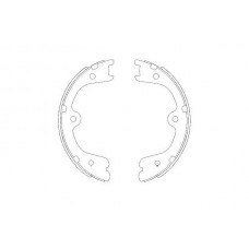 KBS-7404 KAVO PARTS Комплект гальмівних колодок