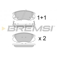 BP3376 BREMSI Комплект гальмівних колодок дисковий гальм
