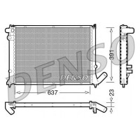 DRM21050 DENSO Радіатор охолодження двигуна