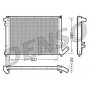 DRM21050 DENSO Радіатор охолодження двигуна