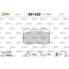 601422 VALEO Комплект гальмівних колодок дисковий гальм