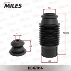 DB47014 MILES Пилозахисний комплект амортизатор