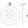 PCD18692 DON Гальмівний диск