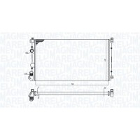 350213185100 MAGNETI MARELLI Радіатор охолодження двигуна