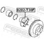 0282-T30F FEBEST Ступиця колеса