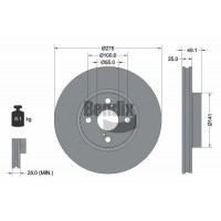 BDS1700 BENDIX Braking Гальмівний диск