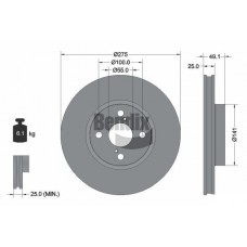 BDS1700 BENDIX Braking Гальмівний диск