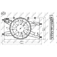 WG1725588 WILMINK GROUP Вентилятор охолодження двигуна