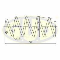GCS095084 G.U.D. Пружина ходової частини