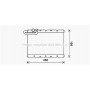PEV405 AVA QUALITY COOLING Випарник кондиціонера