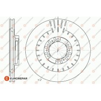 1642764280 EUROREPAR Гальмівний диск
