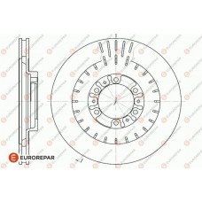 1642764280 EUROREPAR Гальмівний диск