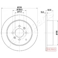 DP-0616C JAPANPARTS Гальмівний диск