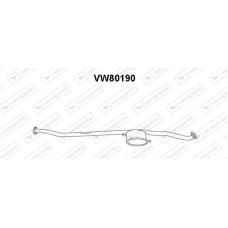 VW80190 VENEPORTE Середній глушник вихлопних газів