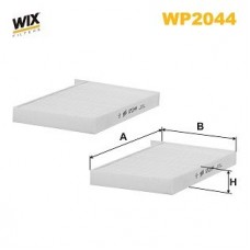 WP2044 WIX FILTERS Фільтр повітря у внутрішньому просторі