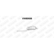 VW80688 VENEPORTE Глушник вихлопних газів кінцевий