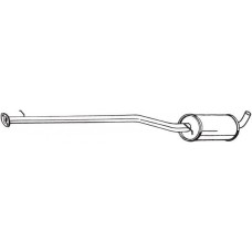 287-171 BOSAL Середній глушник вихлопних газів