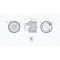 069412235010 MAGNETI MARELLI Вентилятор салону