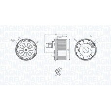 069412235010 MAGNETI MARELLI Вентилятор салону