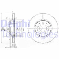 BG3513C DELPHI Гальмівний диск