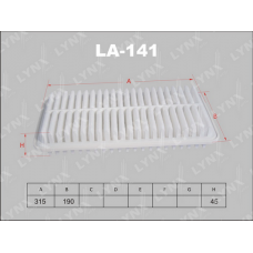 LA-141 LYNXauto Повітряний фільтр