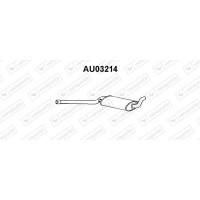 AU03214 VENEPORTE Предглушник вихлопних газів