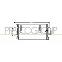 AD024C001 PRASCO Конденсатор кондиціонера