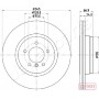 DP-0126C JAPANPARTS Гальмівний диск