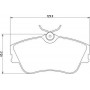 363710205072 MAGNETI MARELLI Комплект гальмівних колодок дисковий гальм
