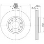 MDC1351 MINTEX Гальмівний диск
