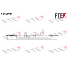 FBS08024 FTE Тросик, cтояночный тормоз
