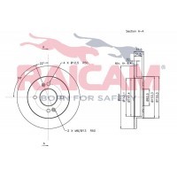 RD00556 RAICAM Гальмівний диск