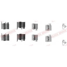 109-1240 QUICK BRAKE Комплектуючі колодки дискового гальма