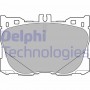 LP3276 DELPHI Комплект гальмівних колодок дисковий гальм
