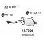 15.7026 ASSO Глушник вихлопних газів кінцевий