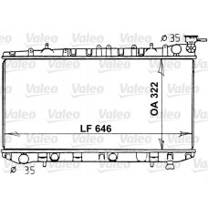 731202 VALEO Радіатор охолодження двигуна