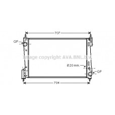 FTA2400 AVA QUALITY COOLING Радіатор охолодження двигуна