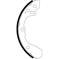 8DB 355 002-711 HELLA PAGID Комплект гальмівних колодок