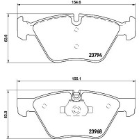 MDB2692 MINTEX КомплеК т гальмівних колодок, дискове гальмо
