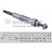 N5715023 NIPPARTS Свічка розжарювання