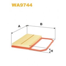 WA9744 WIX FILTERS Повітряний фільтр