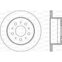 BDA2176.10 OPEN PARTS Гальмівний диск