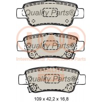 704-06066 IAP QUALITY PARTS КомплеК т гальмівних колодок, дискове гальмо
