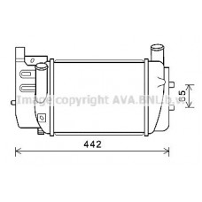 TO4645 AVA QUALITY COOLING Интеркулер