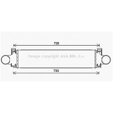 VO4296 AVA QUALITY COOLING Интеркулер