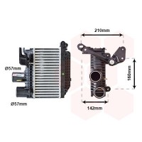 53004365 VAN WEZEL Интеркулер