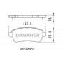 DBP2069-01 DANAHER Комплект гальмівних колодок дисковий гальм