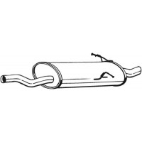 247-193 BOSAL Глушник вихлопних газів кінцевий