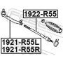 1921-R55R FEBEST Наконечник поперечної кермової тяги